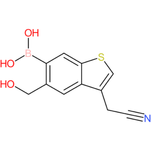 6-borono-5-(hydroxymethyl)benzothiophene-3-acetonitrile