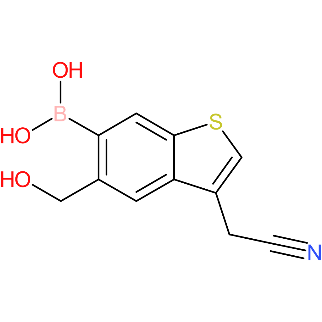 6-borono-5-(hydroxymethyl)benzothiophene-3-acetonitrile