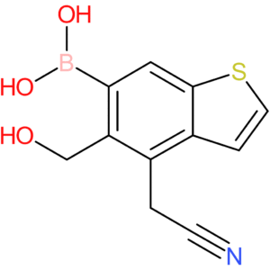 6-borono-5-(hydroxymethyl)benzothiophene-4-acetonitrile