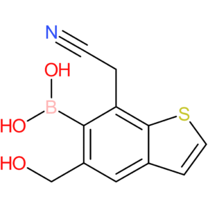 6-borono-5-(hydroxymethyl)benzothiophene-7-acetonitrile