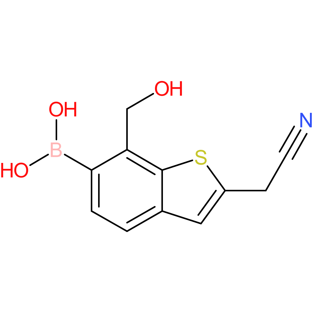 6-borono-7-(hydroxymethyl)benzothiophene-2-acetonitrile