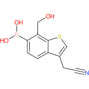 6-borono-7-(hydroxymethyl)benzothiophene-3-acetonitrile
