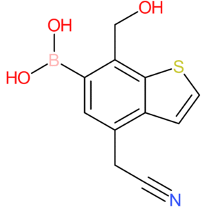 6-borono-7-(hydroxymethyl)benzothiophene-4-acetonitrile