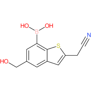 7-borono-5-(hydroxymethyl)benzothiophene-2-acetonitrile