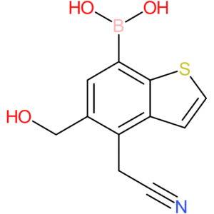 7-borono-5-(hydroxymethyl)benzothiophene-4-acetonitrile