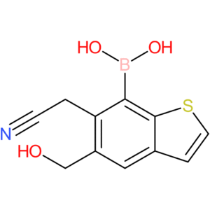 7-borono-5-(hydroxymethyl)benzothiophene-6-acetonitrile