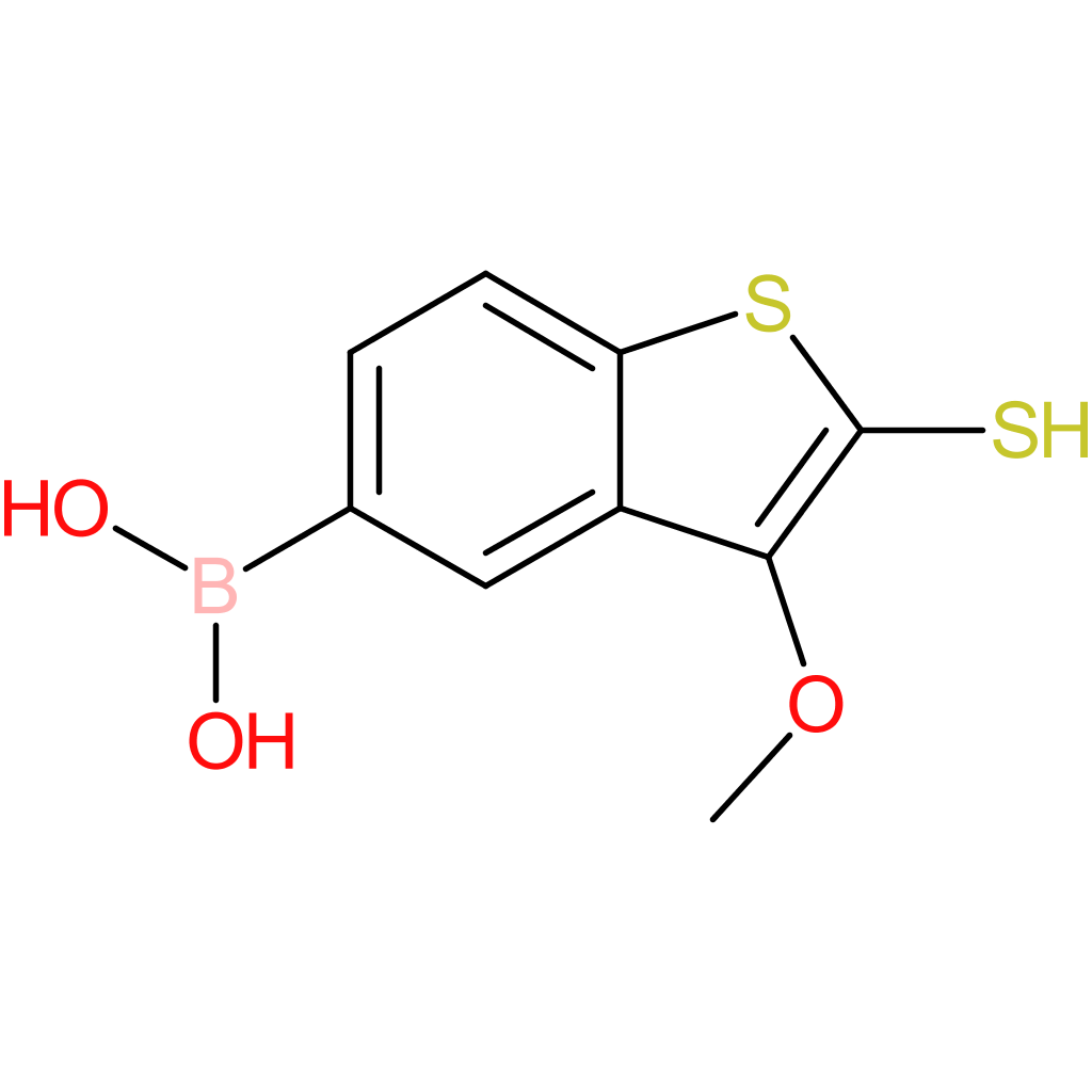 2-mercapto-3-methoxybenzothiophene-5-boronic acid