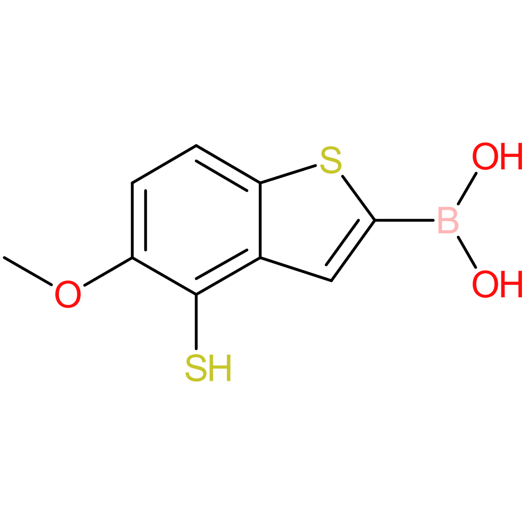 4-mercapto-5-methoxybenzothiophene-2-boronic acid