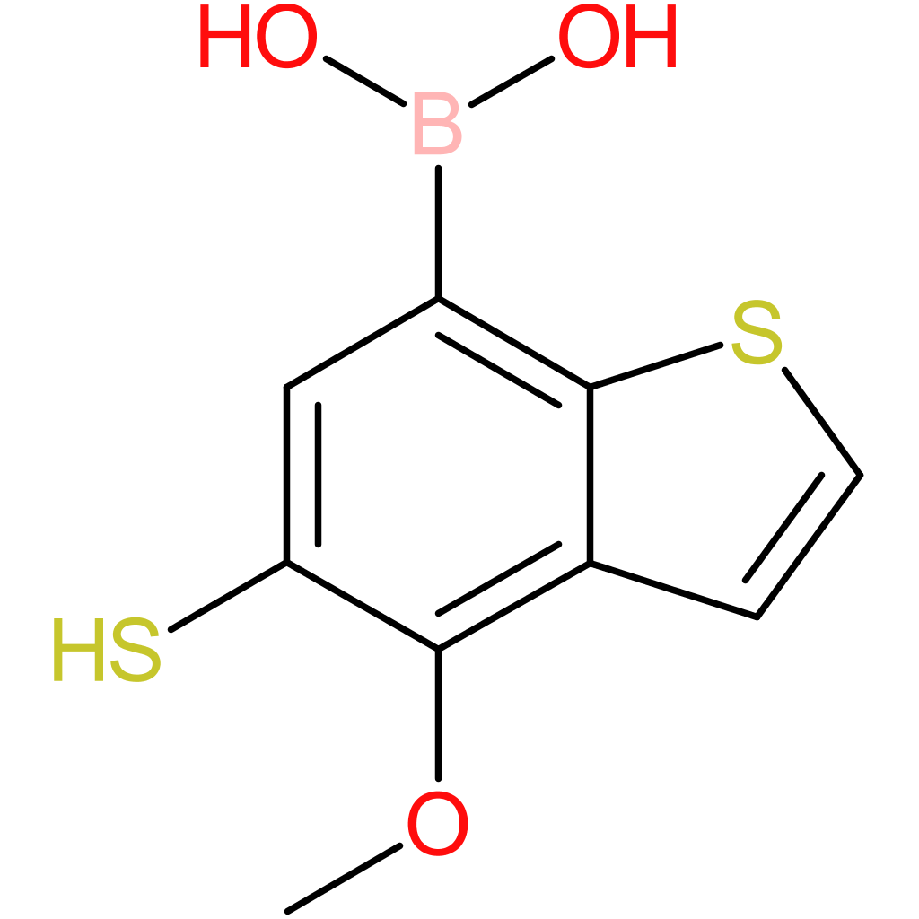 5-mercapto-4-methoxybenzothiophene-7-boronic acid