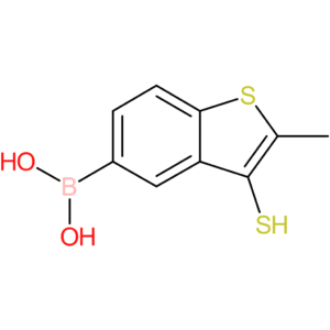 (2-methyl-3-sulfanyl-1-benzothiophen-5-yl)boronic acid