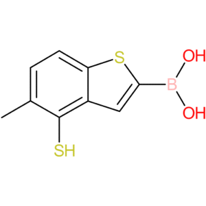 (5-methyl-4-sulfanyl-1-benzothiophen-2-yl)boronic acid