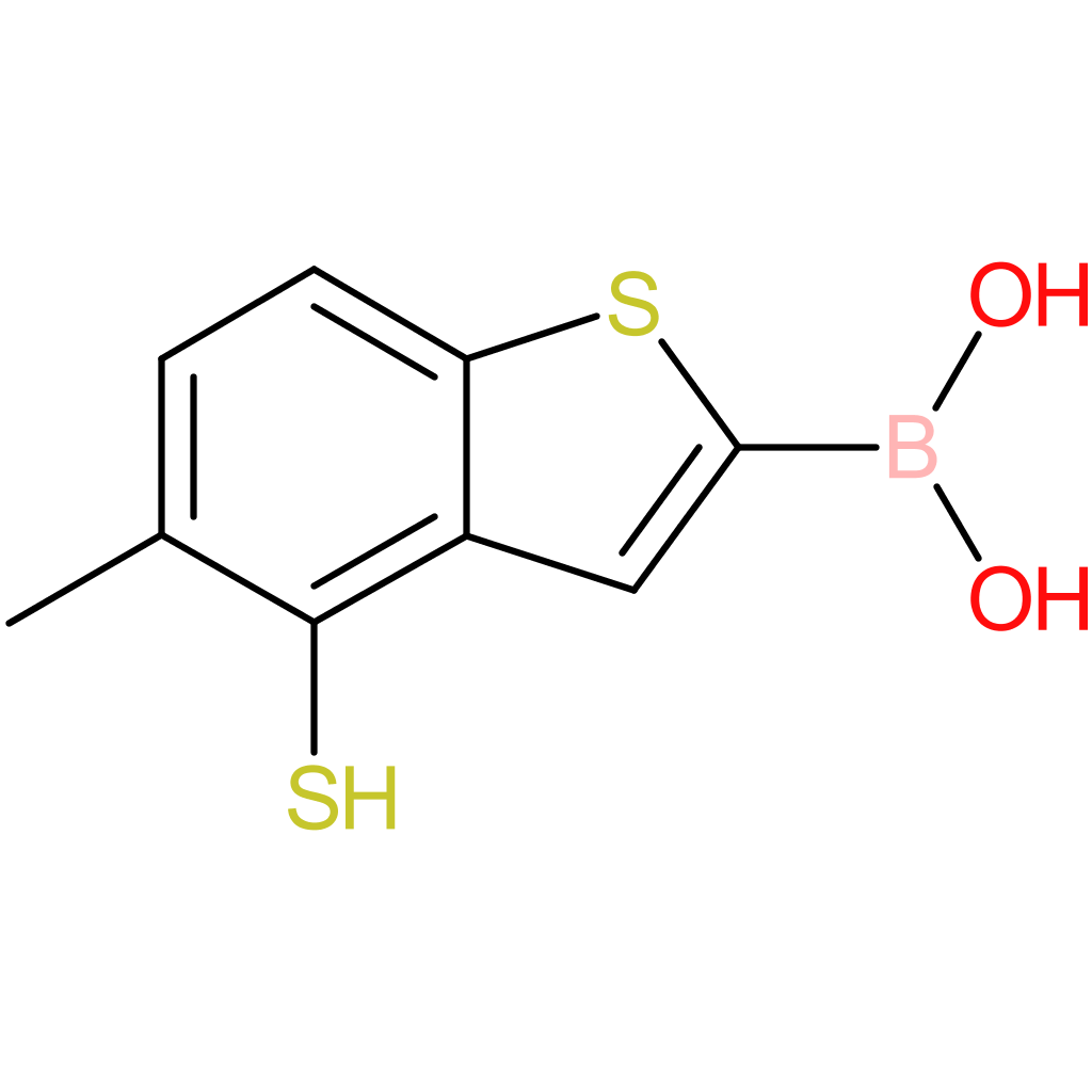 (5-methyl-4-sulfanyl-1-benzothiophen-2-yl)boronic acid