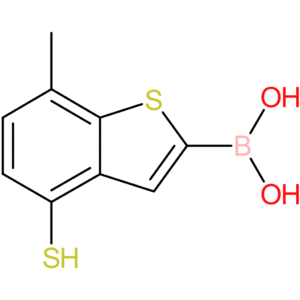 (7-methyl-4-sulfanyl-1-benzothiophen-2-yl)boronic acid