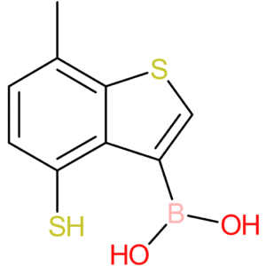 (7-methyl-4-sulfanyl-1-benzothiophen-3-yl)boronic acid