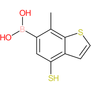 (7-methyl-4-sulfanyl-1-benzothiophen-6-yl)boronic acid