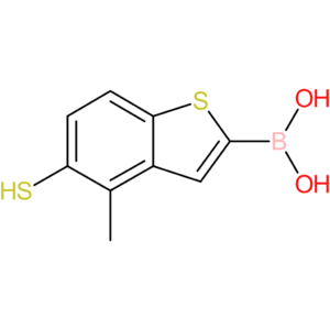 (4-methyl-5-sulfanyl-1-benzothiophen-2-yl)boronic acid
