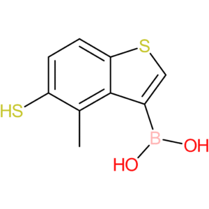 (4-methyl-5-sulfanyl-1-benzothiophen-3-yl)boronic acid