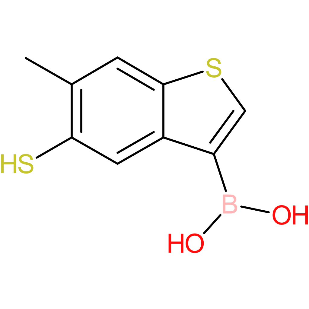 (6-methyl-5-sulfanyl-1-benzothiophen-3-yl)boronic acid