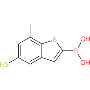(7-methyl-5-sulfanyl-1-benzothiophen-2-yl)boronic acid