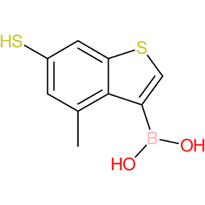 (4-methyl-6-sulfanyl-1-benzothiophen-3-yl)boronic acid