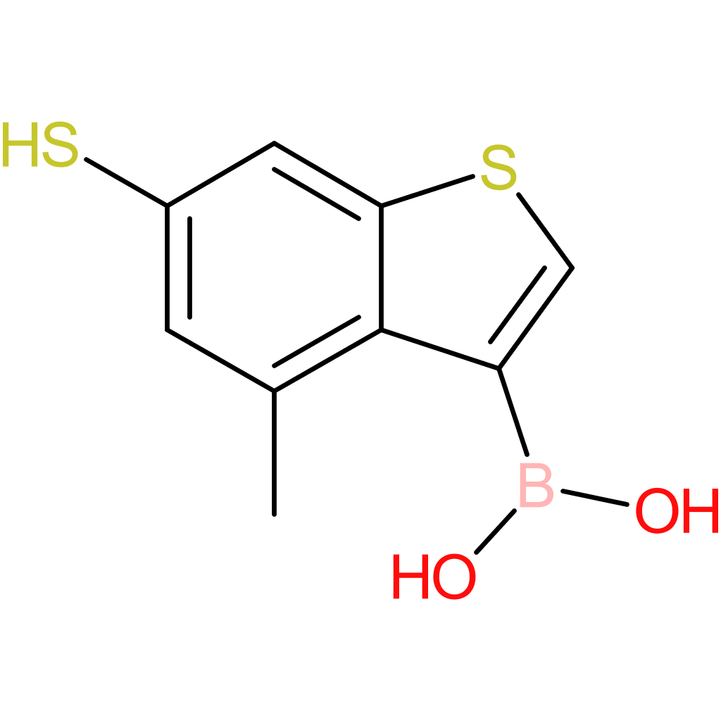 (4-methyl-6-sulfanyl-1-benzothiophen-3-yl)boronic acid