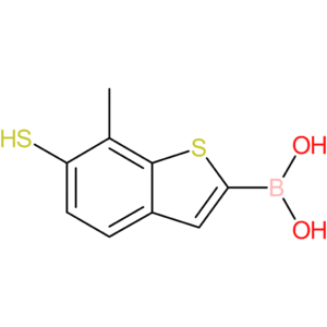 (7-methyl-6-sulfanyl-1-benzothiophen-2-yl)boronic acid