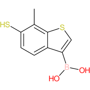 (7-methyl-6-sulfanyl-1-benzothiophen-3-yl)boronic acid