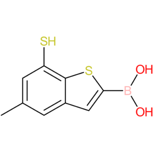 (5-methyl-7-sulfanyl-1-benzothiophen-2-yl)boronic acid