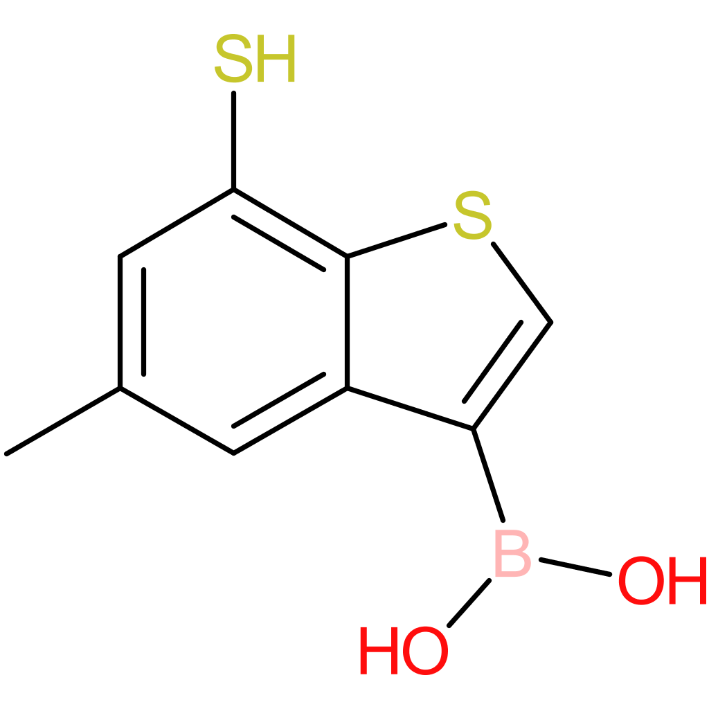 (5-methyl-7-sulfanyl-1-benzothiophen-3-yl)boronic acid