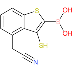 2-borono-3-mercaptobenzothiophene-4-acetonitrile
