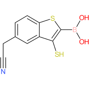 2-borono-3-mercaptobenzothiophene-5-acetonitrile