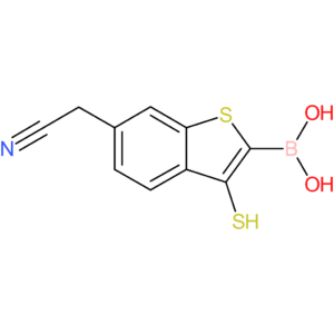 2-borono-3-mercaptobenzothiophene-6-acetonitrile