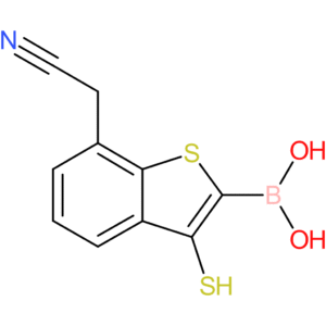2-borono-3-mercaptobenzothiophene-7-acetonitrile
