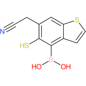4-borono-5-mercaptobenzothiophene-6-acetonitrile
