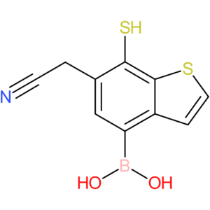 4-borono-7-mercaptobenzothiophene-6-acetonitrile