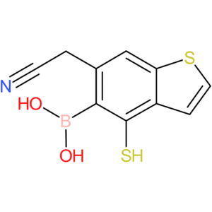 5-borono-4-mercaptobenzothiophene-6-acetonitrile