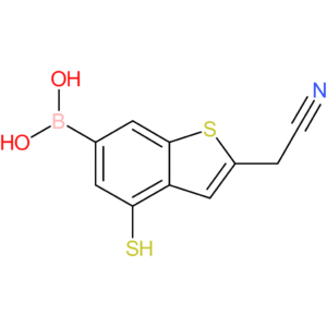 6-borono-4-mercaptobenzothiophene-2-acetonitrile