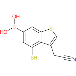 6-borono-4-mercaptobenzothiophene-3-acetonitrile