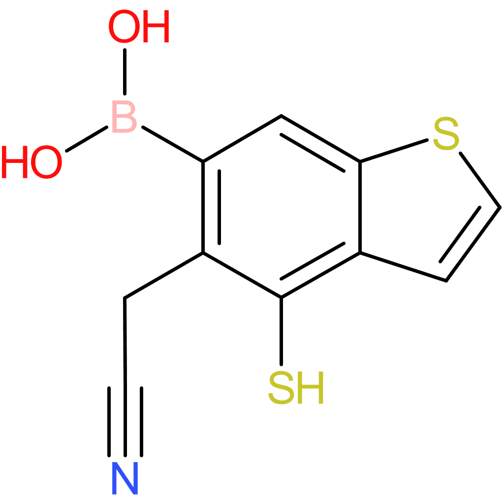 6-borono-4-mercaptobenzothiophene-5-acetonitrile