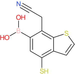 6-borono-4-mercaptobenzothiophene-7-acetonitrile