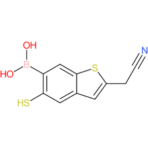 6-borono-5-mercaptobenzothiophene-2-acetonitrile