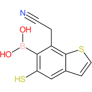 6-borono-5-mercaptobenzothiophene-7-acetonitrile