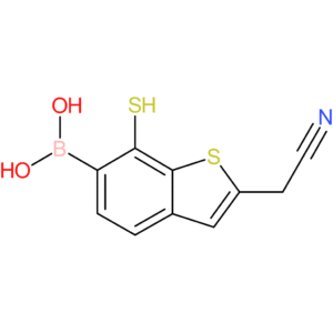6-borono-7-mercaptobenzothiophene-2-acetonitrile