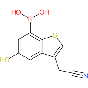 7-borono-5-mercaptobenzothiophene-3-acetonitrile