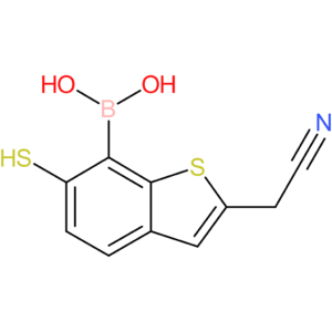 7-borono-6-mercaptobenzothiophene-2-acetonitrile
