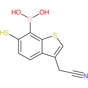 7-borono-6-mercaptobenzothiophene-3-acetonitrile