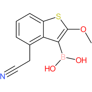 3-borono-2-methoxybenzothiophene-4-acetonitrile