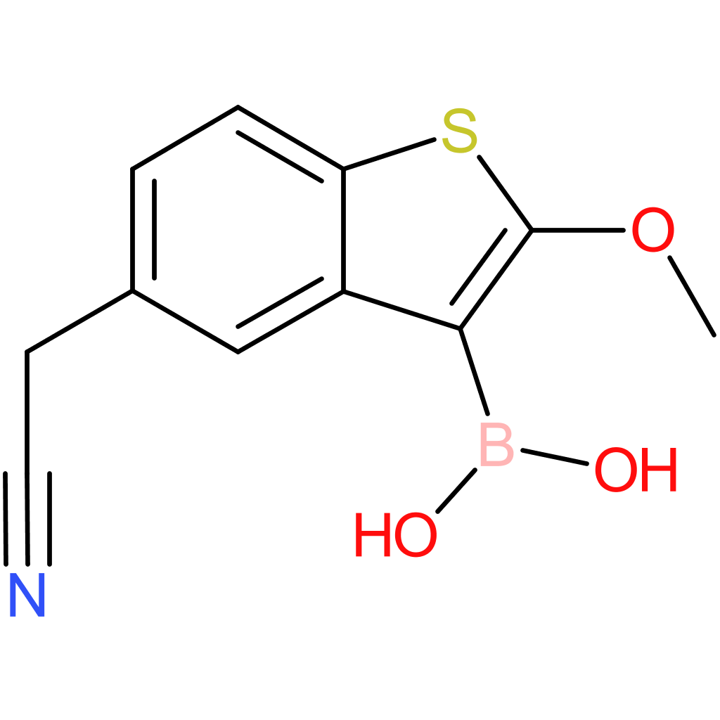 3-borono-2-methoxybenzothiophene-5-acetonitrile
