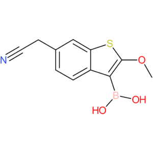 3-borono-2-methoxybenzothiophene-6-acetonitrile
