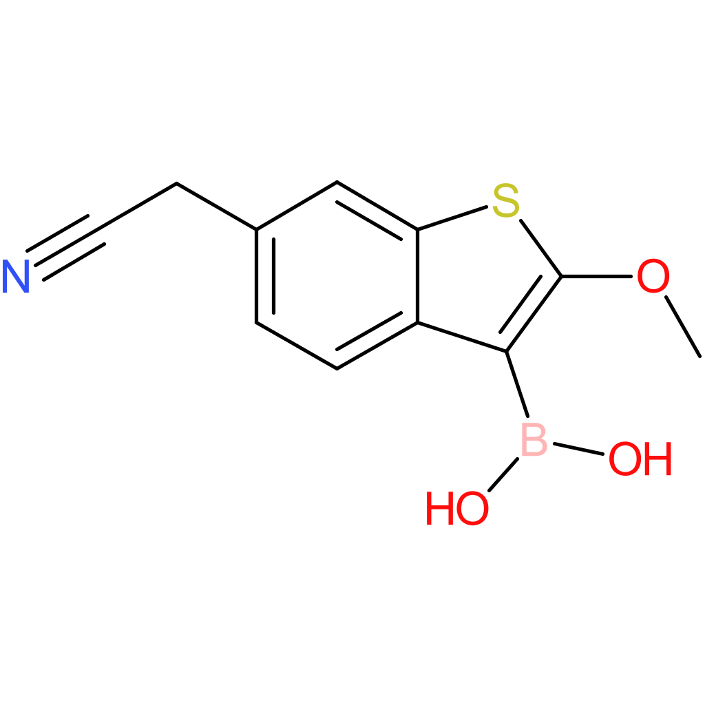 3-borono-2-methoxybenzothiophene-6-acetonitrile